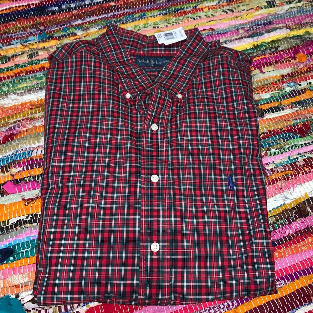 NWT RALPH LAUREN BUTTON UP